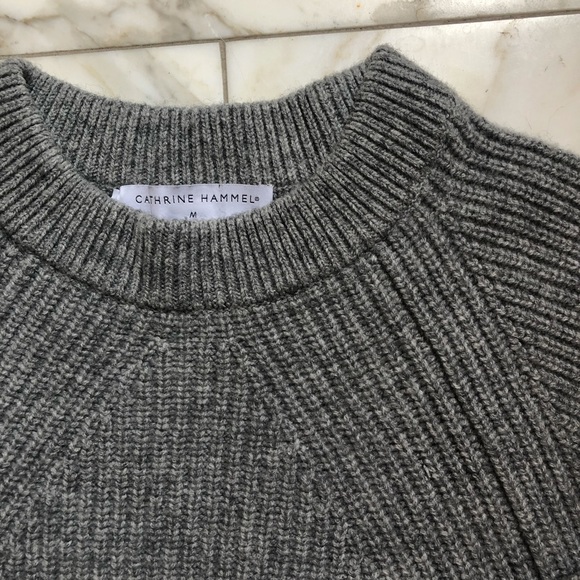 Cathrine Hammel Merino Wool Yak Ribbed Sweater - Picture 4 of 5